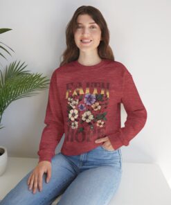 Floral Faith Hope Sweatshirt