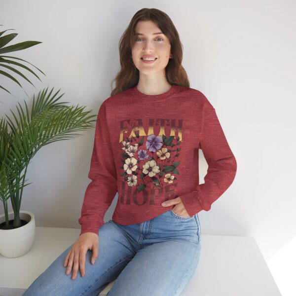 Floral Faith Hope Sweatshirt