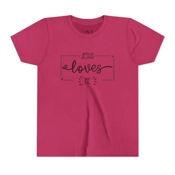Jesus Loves Me Youth Tshirt- Matching Mama Tee - Image 5
