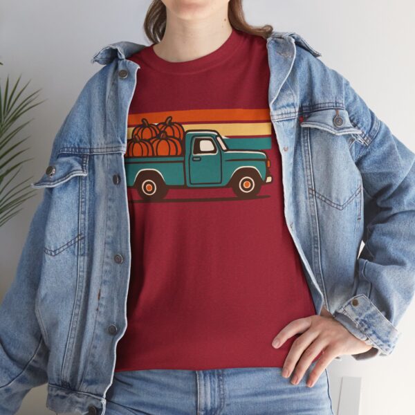 Vintage Pumpkin Truck T-Shirt - Perfect Fall Shirt for Autumn Fashion - Image 7