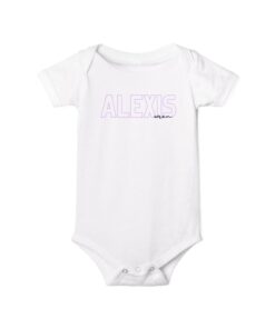 Alternative view of Personalized Name Infant Bodysuit