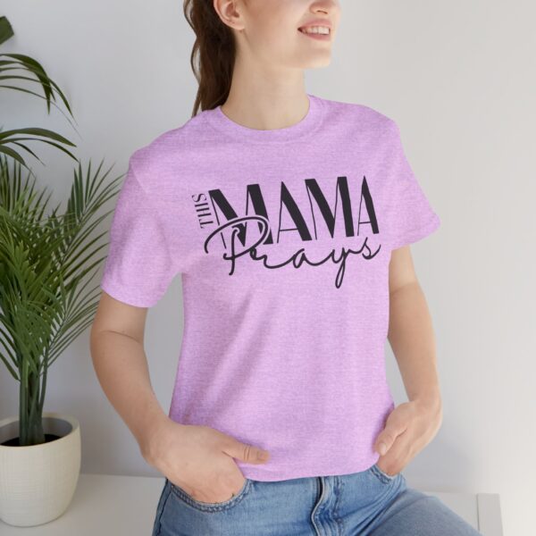 This Mama Prays Short Sleeve Tee - Perfect Gift for Moms or Prayer Warriors | Matching Mini Available