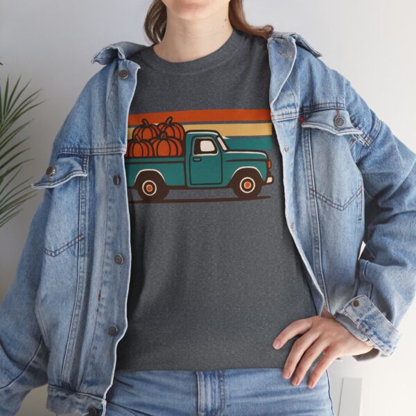 Vintage Pumpkin Truck T-Shirt - Perfect Fall Shirt for Autumn Fashion - Image 5
