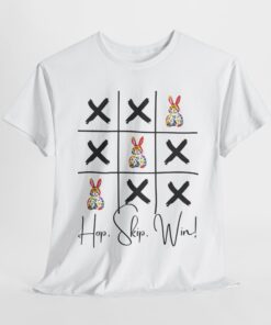 Alternative view of Tic Tac Toe Bunny T-Shirt | Hip, Hop, Win!