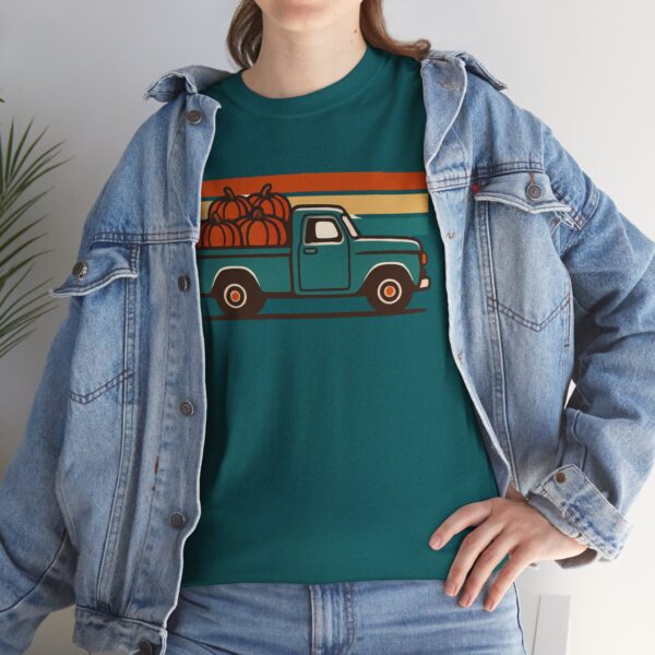 Vintage Pumpkin Truck T-Shirt - Perfect Fall Shirt for Autumn Fashion
