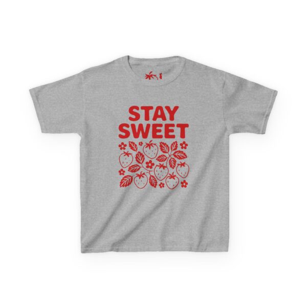 Stay Sweet Strawberry Kids T-Shirt - Image 3