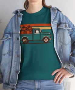 Vintage Pumpkin Truck T-Shirt - Perfect Fall Shirt for Autumn Fashion