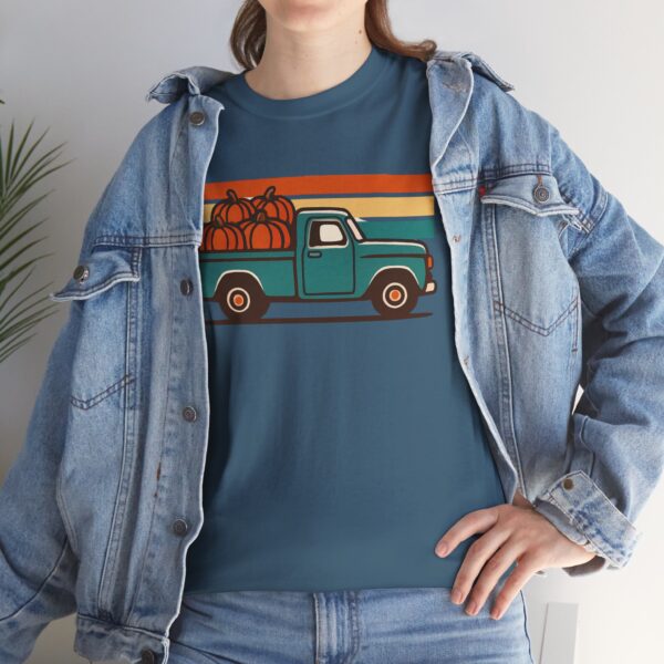 Vintage Pumpkin Truck T-Shirt - Perfect Fall Shirt for Autumn Fashion - Image 6