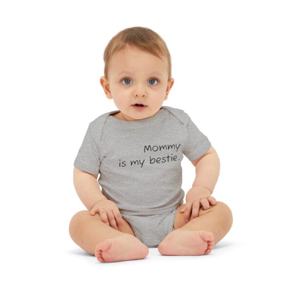 Infant Bodysuit - Mommy is my bestie Baby Romper