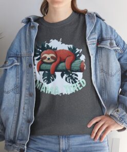 Mama Tired Sleeping Sloth Tee