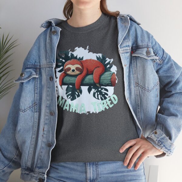 Mama Tired Sleeping Sloth Tee