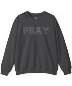 Pray Color on Color Heather Sweatshirt