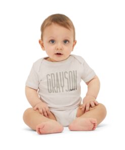 Personalized Baby Boy Bodysuit