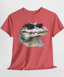 Alternative view of Cool Gator with Sunglasses Tee