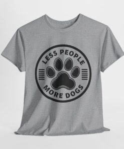 Alternative view of Less People More Dogs T-Shirt