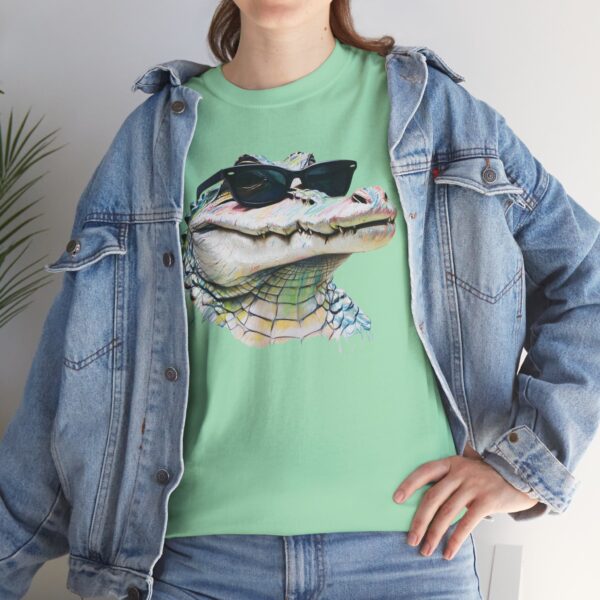 Cool Gator with Sunglasses Tee - Image 3