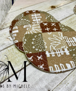 Handmade Quilted Fabric Coasters