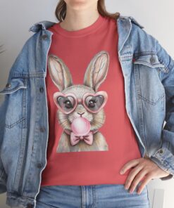 Alternative view of Rabbit with Sunglasses Blowing a Bubble T-Shirt