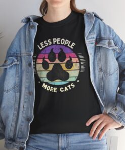 Less People More Cats T-Shirt