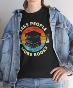 Less People More Books T-Shirt