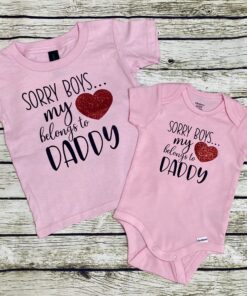 Sorry Boys... My Heart Belongs to Daddy Vinyl Design T-Shirt