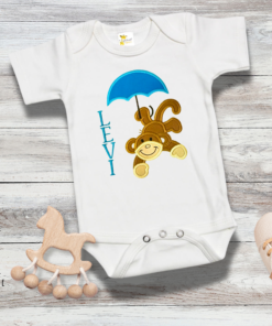 Animal in Umbrella Infant Bodysuit