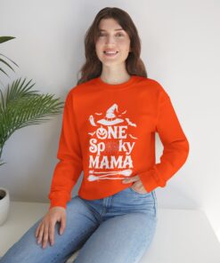 One Spooky Mama Halloween Sweatshirt - Cute Mom Halloween Shirt