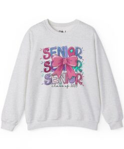 Alternative view of Senior Class of 2025 Sweatshirt with Bow Design Graduation Gift Girl Graduation