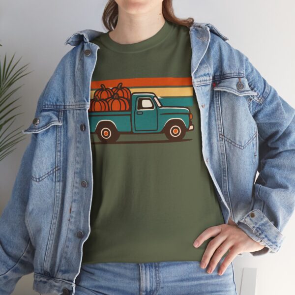 Vintage Pumpkin Truck T-Shirt - Perfect Fall Shirt for Autumn Fashion - Image 4