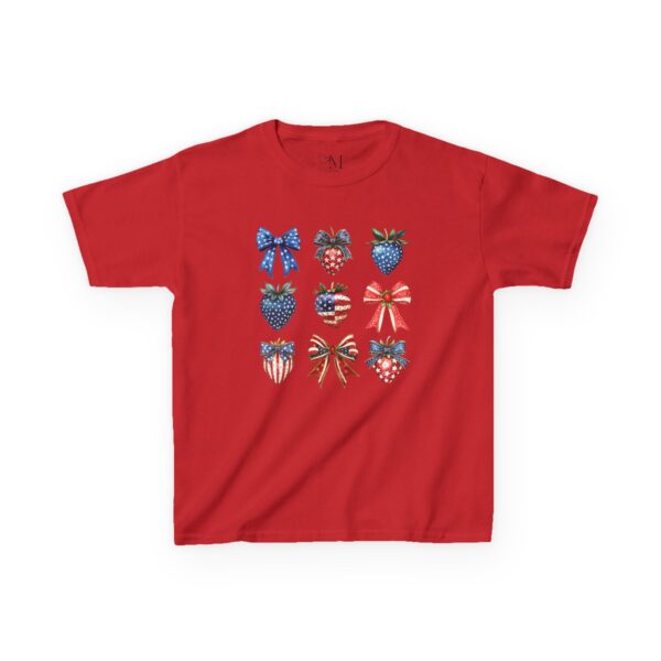 Berry Cute & Proud – Kid’s Patriotic Strawberry Tee