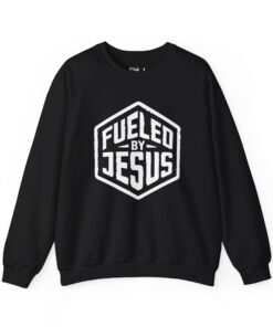 Alternative view of Fueled by Jesus Sweatshirt