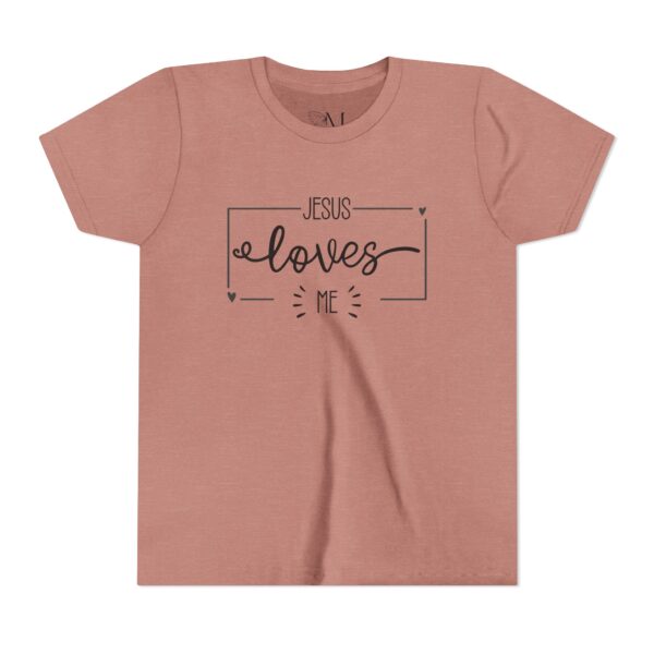 Jesus Loves Me Youth Tshirt- Matching Mama Tee - Image 2