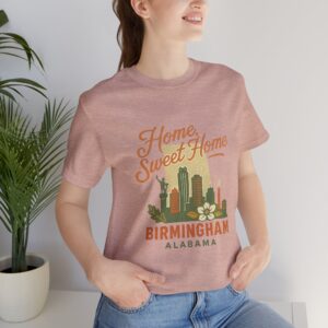 Vintage Home Sweet Home Birmingham Alabama T-Shirt | Retro Southern Style Tee | Alabama Pride Gift