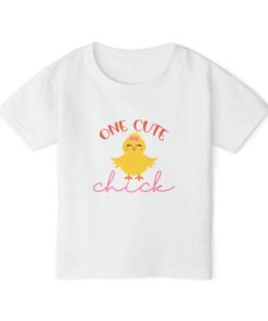 Alternative view of One Cute Chick Toddler Tshirt
