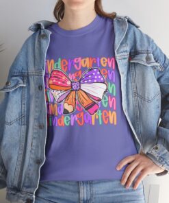 Kindergarten Teacher Pencil Bow T-Shirt
