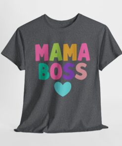 Alternative view of Mama Boss Shirt for Women - Cool Mom Tee with Heart