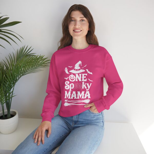 One Spooky Mama Halloween Sweatshirt - Cute Mom Halloween Shirt - Image 6