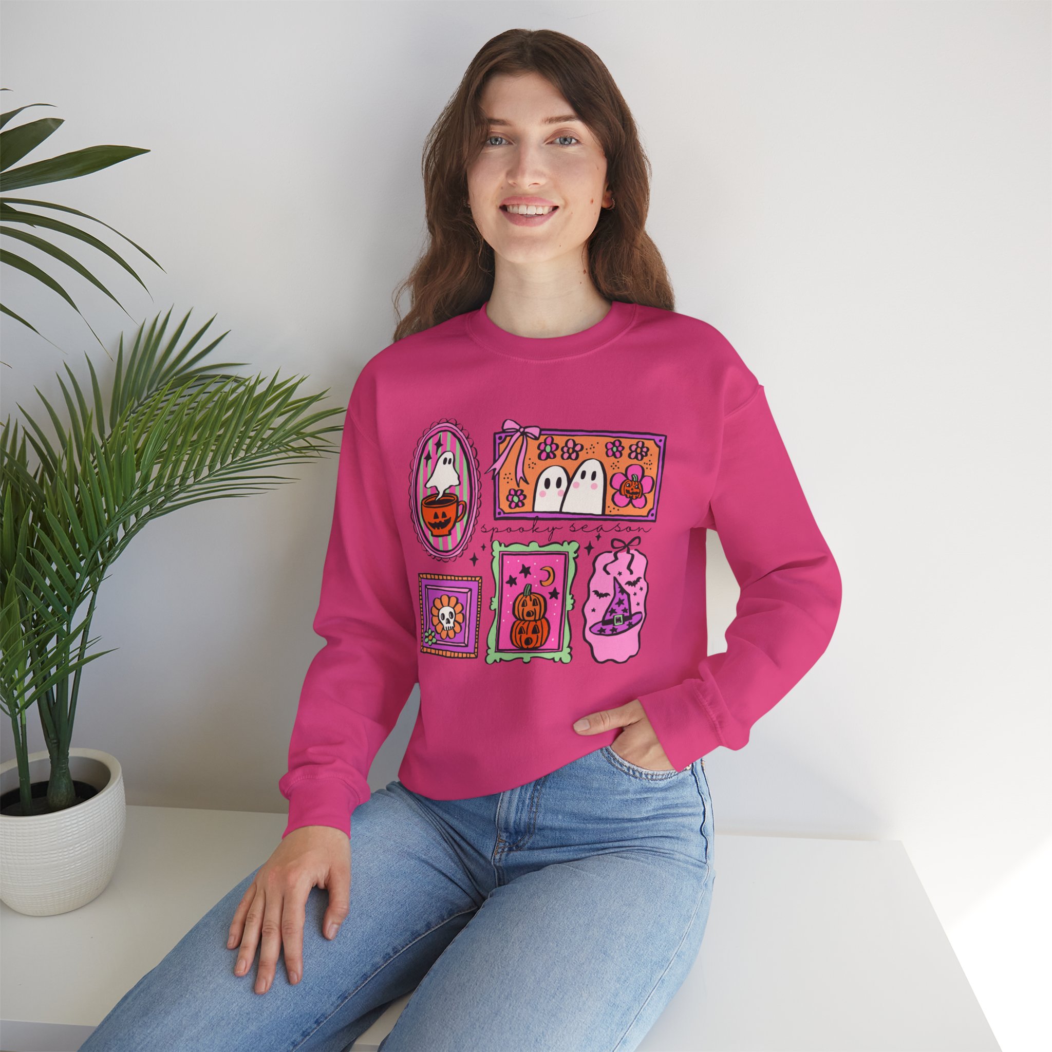 Spooky Season Gallery - Cute Halloween T-Shirt | Kawaii Pastel Ghost & Pumpkin Design - Image 6