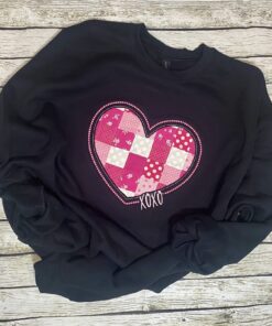 Alternative view of Quilted Heart Appliqué Sweatshirt